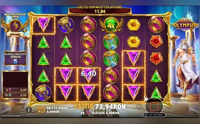Gates of Olympus cu sferă multiplicatoare în jocul bonus