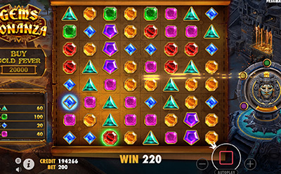 Gems Bonanza Slot Bonus joc