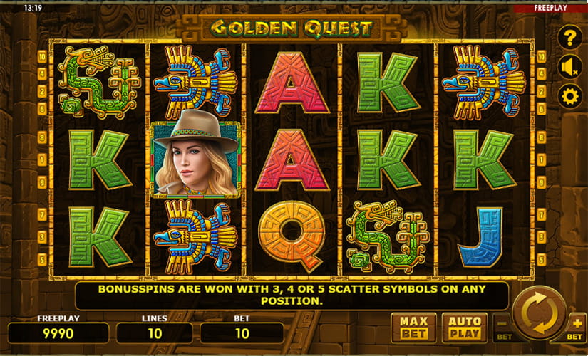 Slotul Golden Quest de la Amatic