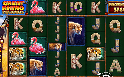 Great Rhino Megaways slot pe mobil