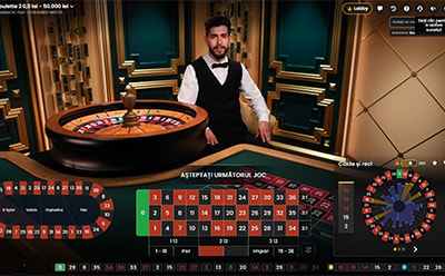 Masă Green Roulette la Vlad Cazino