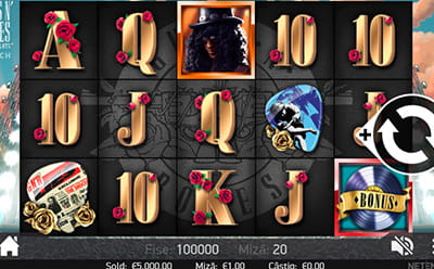 Guns N Roses slot la Sportingbet pe mobil