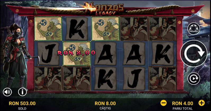 Slotul Hanzo's Legacy la Swiper Casino