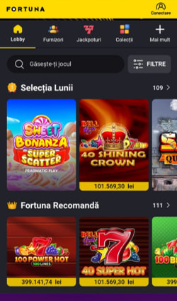 Deschiderea unui cont Fortuna - Pasul 1