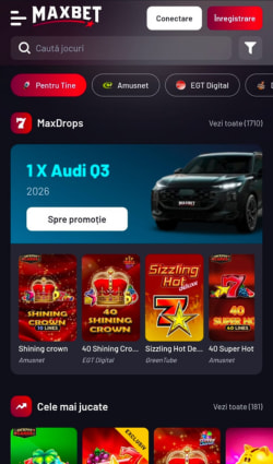 Cum se face un cont la MaxBet - Pasul 1