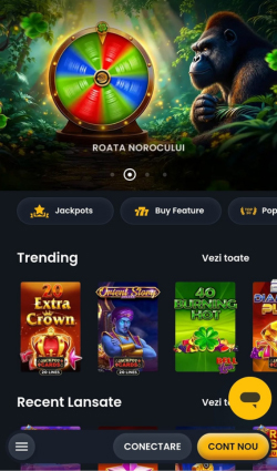 Pagina de start a cazinoului online Spin