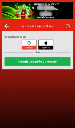 Înregistrare la Winbet Casino