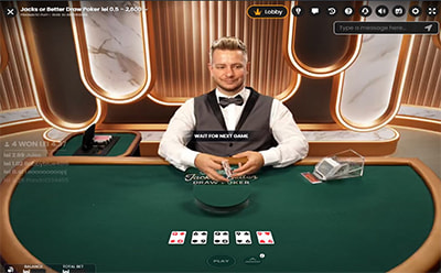 Jacks or Better Draw Poker la Prima Casino