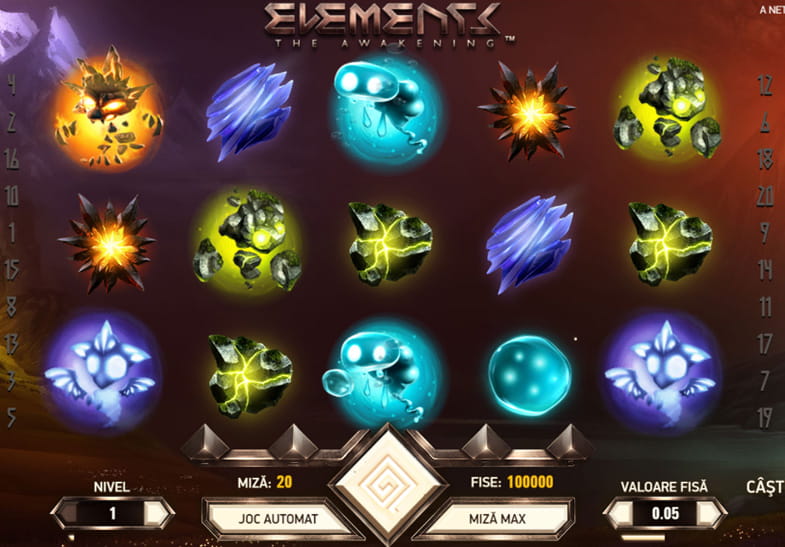 Versiunea gratuită a slotului Elements