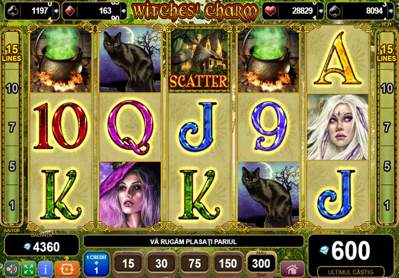 Încercați Witches' Charm slot în mod demo