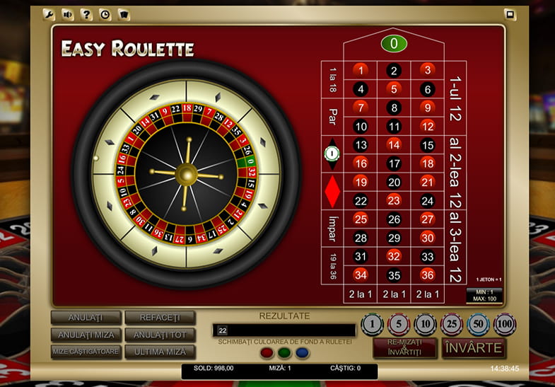 Joc gratuit Easy Roulette online