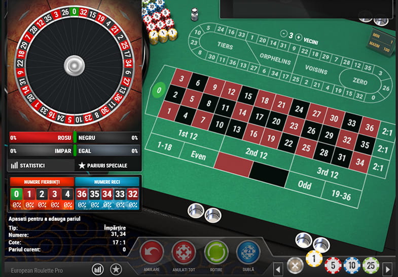 Joc gratuit European Roulette Pro online
