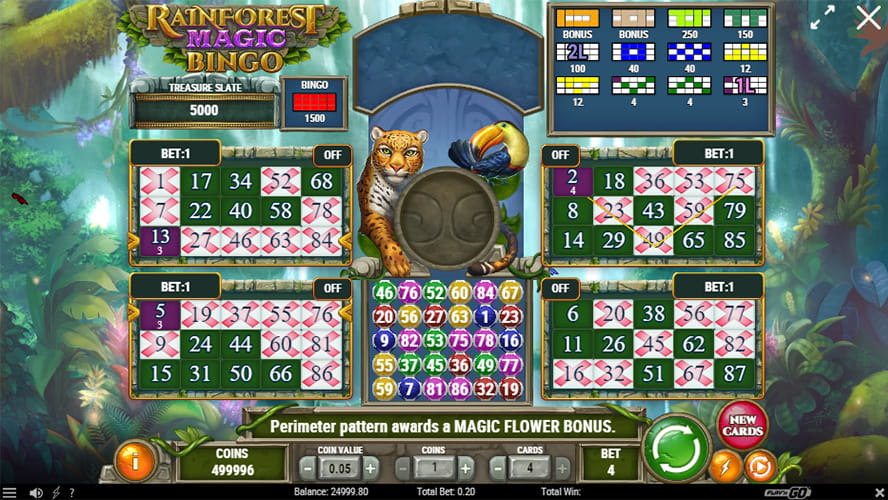 Rainforest Magic Bingo de la Play’n GO