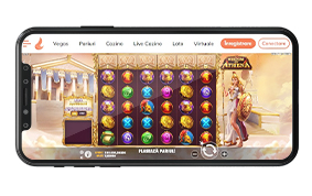 Joker Troupe slot pe aplicație iOS Luck Casino telefon