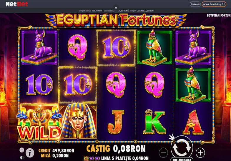 Încercați variantă demo Egyptian Fortunes aici