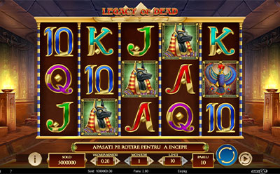 Slotul Legacy of Dead la MagicJackpot Casino