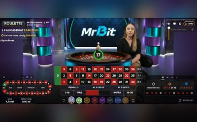 Masă de ruletă live cu dealer real