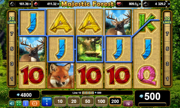 Majestic Forest Slot de la Amusnet