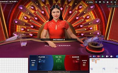 Mega Baccarat de la 888casino live
