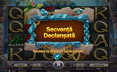 Funcția rotiri gratuite la slotul Mighty Medusa