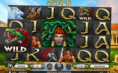 Simbol wild la slotul Mighty Medusa