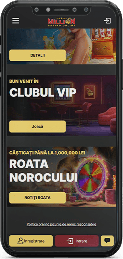 Pagina cu promoții la Million Casino