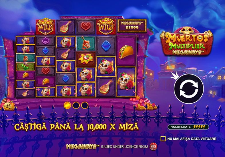 Muertos Multiplier Megaways joacă online gratis
