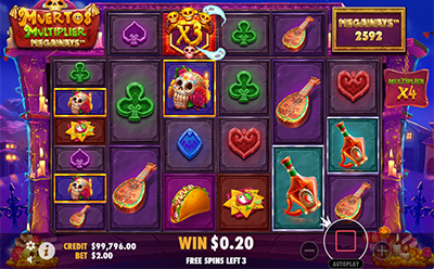 Muertos Multiplier Megaways slot Wild