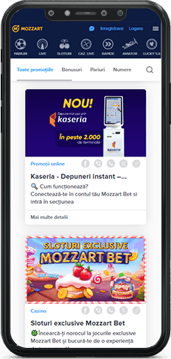Bonus activ în aplicația Mozzart Casino