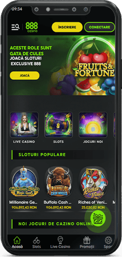 Pagina principală 888casino pe mobil