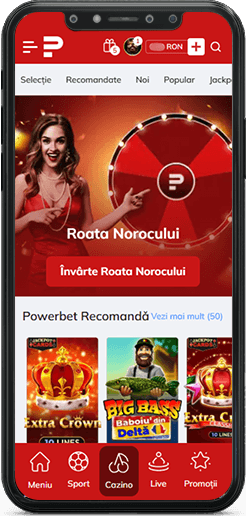 Pagina principală Powerbet pe mobil