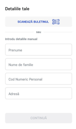 Crearea unui cont la Winner Casino - Pasul 3