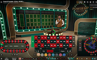 Power Up Roulette de la Pragmatic Play