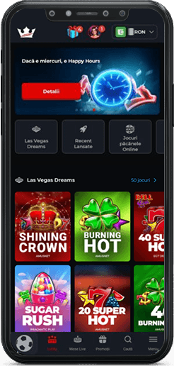 Pagina principală Las Vegas Casino pe mobil