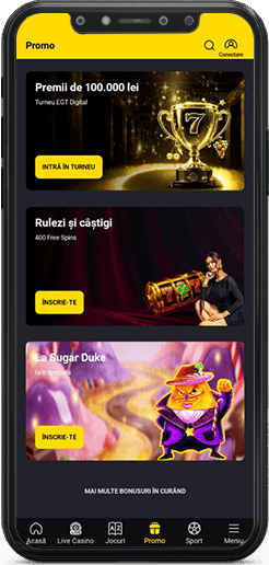 Promoții în aplicația Fortuna Casino