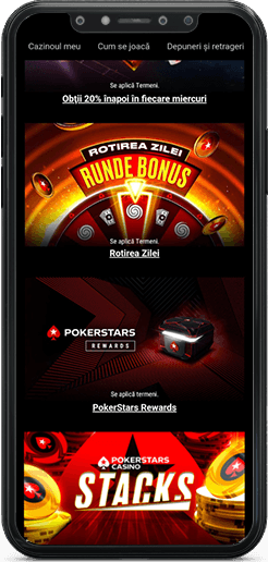 Promoții în aplicația PokerStars