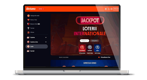 Recenzie scurtă Betano cu loto online
