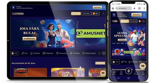 Lobby-ul de sloturi WinBoss Casino pe telefon