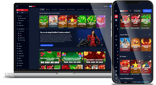 Site-ul cazinoului NetBet pe desktop și mobil