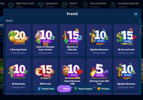 Roata Norocului la un cazinou online din România