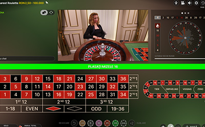 Ruleta live Admiral Casino