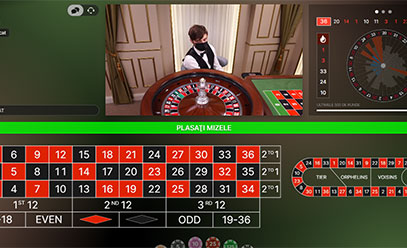 Ruleta Live la Magicjackpot Casino