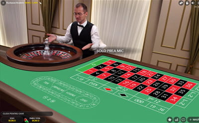 Ruleta clasica cu dealer live