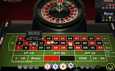 Ruleta Europeana la Baumbet mobil cazino