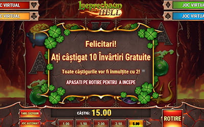 Jocul bonus cu rotiri gratuite