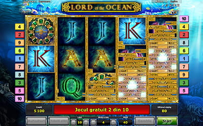 Joc bonus cu runde gratuite la Lord of the ocean