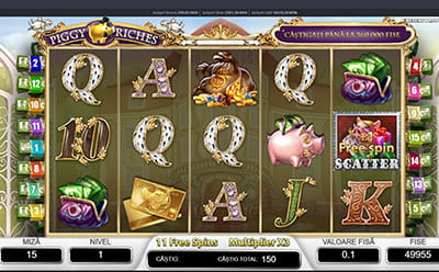 Runde gratuite la Piggy Riches slot