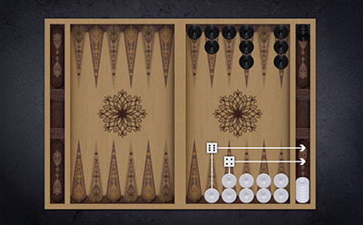 Finalul jocului la table online prin scoaterea pulurilor