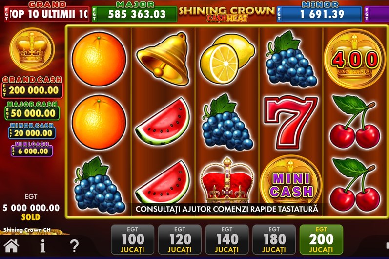 Shining Crown Heat Clover Chance, 500 rotiri gratuite la depunere