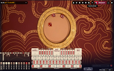 Sic Bo Iconic21 la Spin Casino